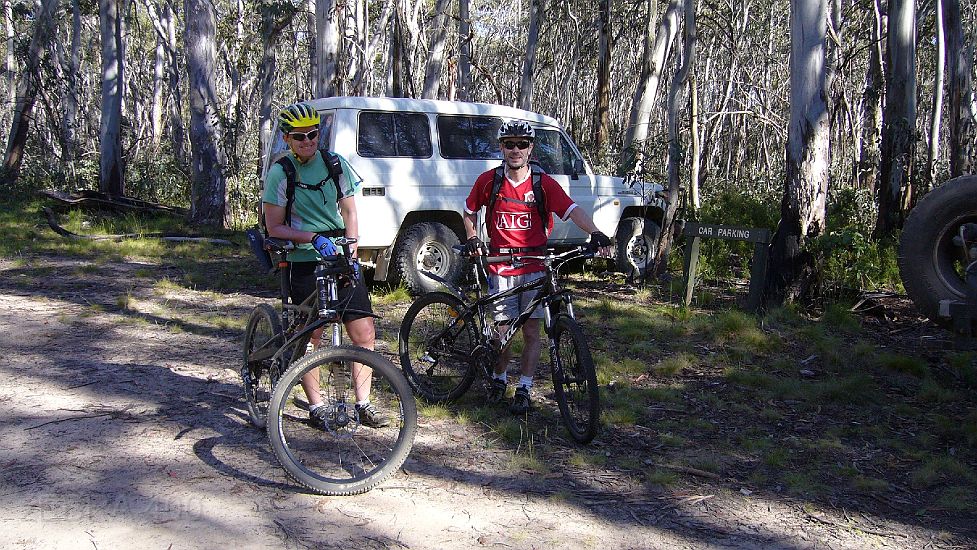 10-Heidi & Ryan at the start of their ride into Cowombat Flat.JPG